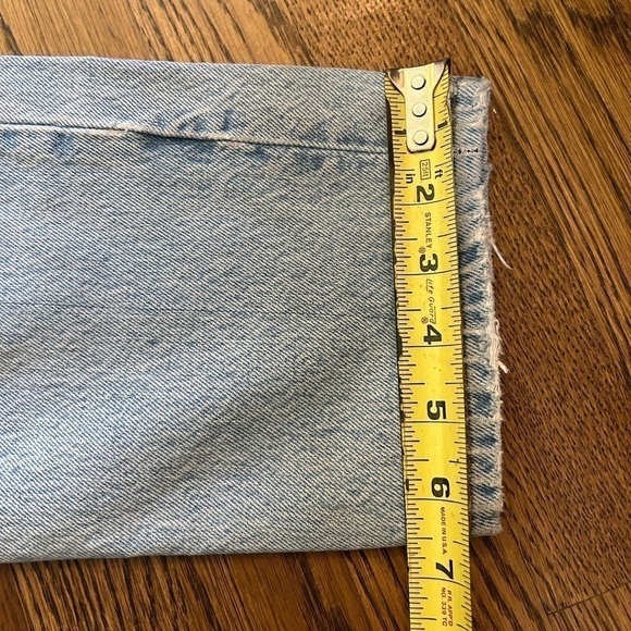 LEVI’S Vtg 80s 13M Fit(30X31) Button Fly USA Custom Pockets Painted High rise - Picture 8 of 14